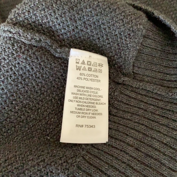 Dakini Dark Gray Hooded Long Sweater Dress - Picture 11 of 12